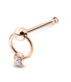 Dangling Stone Bone Nose Stud NSKD-828 